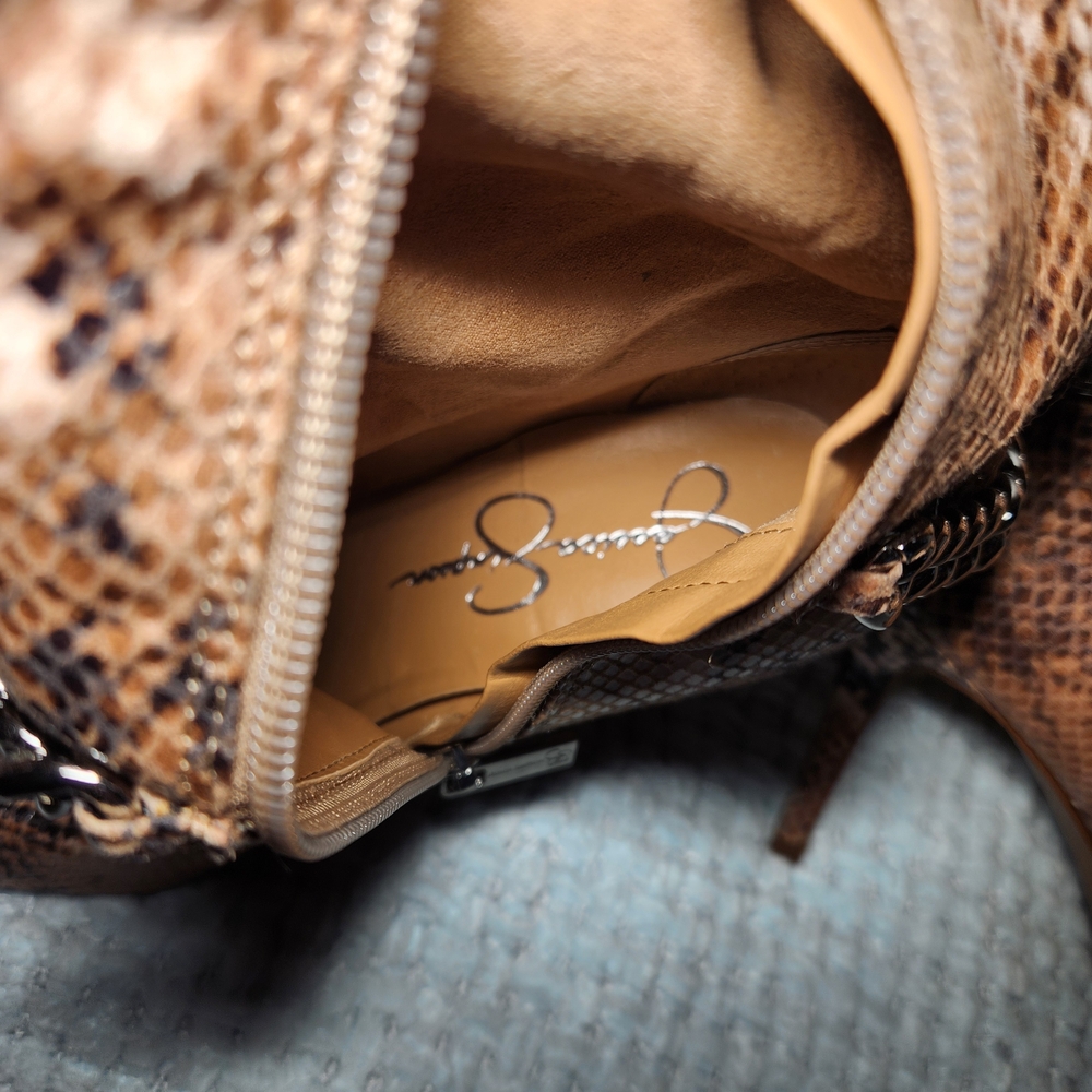 Jessica Simpson Ammira2 Tan Snakeskin Over-the-Knee Boots - Picture 6 of 6